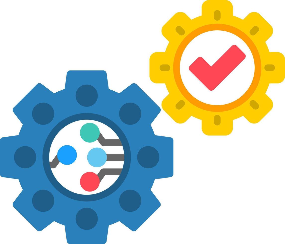 Gear Flat Icon vector