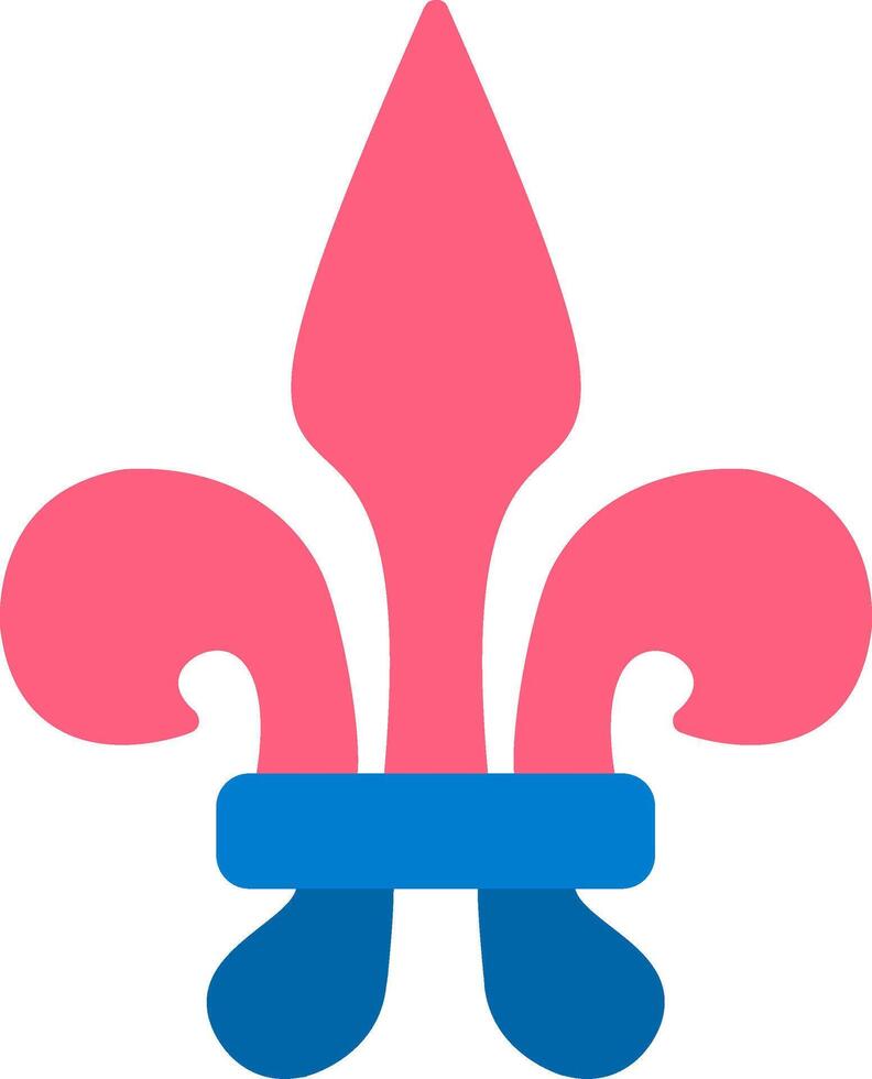 Fleur De Lis Flat Icon vector