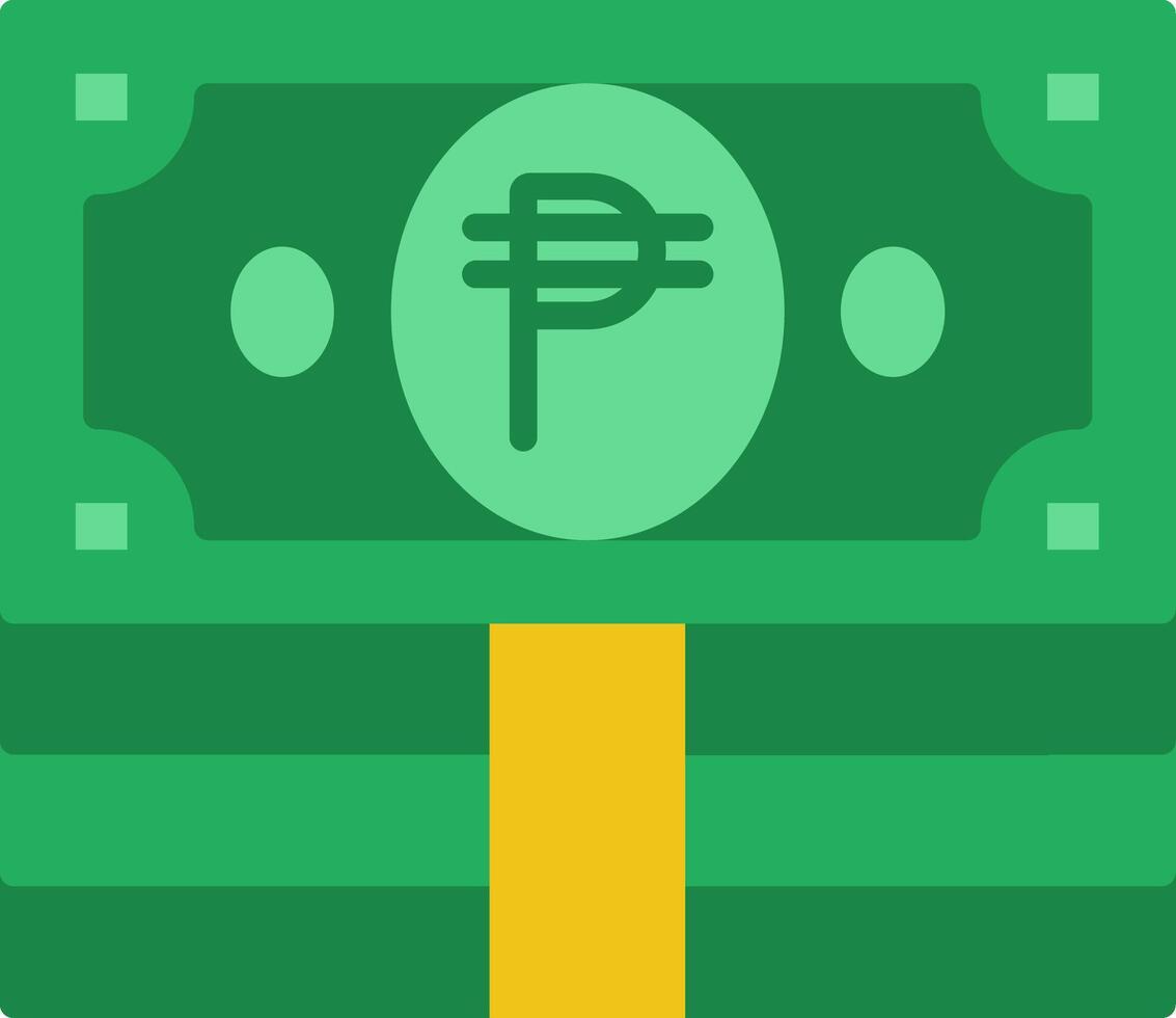 Philippine Peso Flat Icon vector