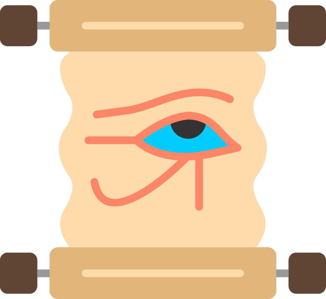 Papyrus Flat Icon vector