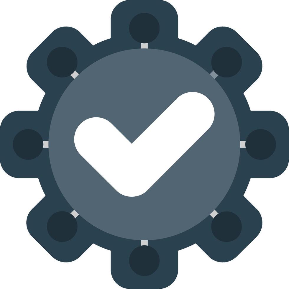 Quality Control Flat Icon vector