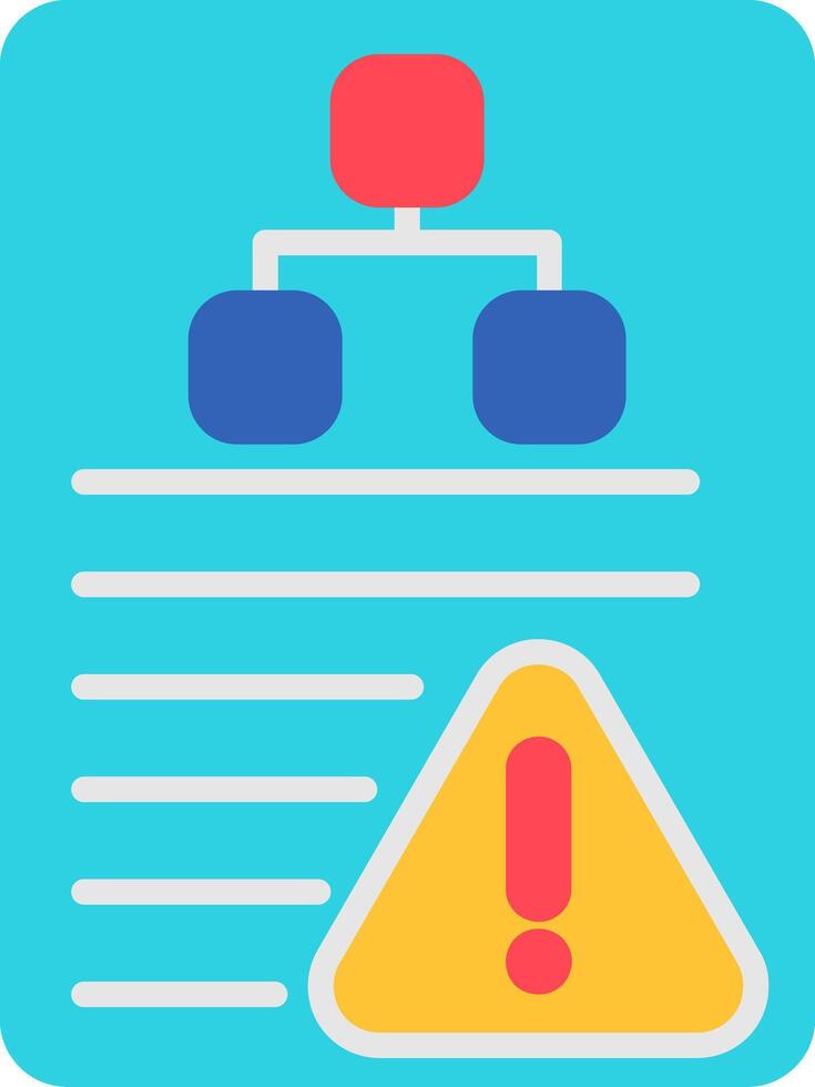 Scenario Flat Icon vector