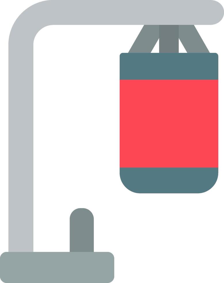 Punch Ball Flat Icon vector