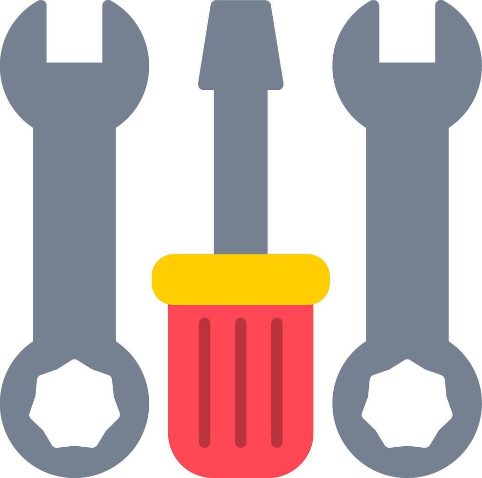 Screwdriver Flat Icon vector