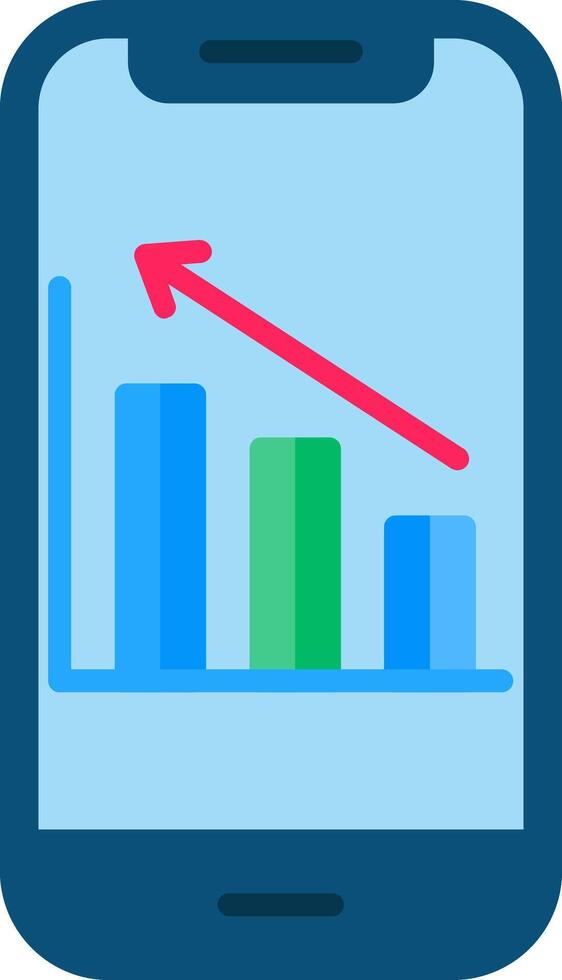 Statistics Flat Icon vector