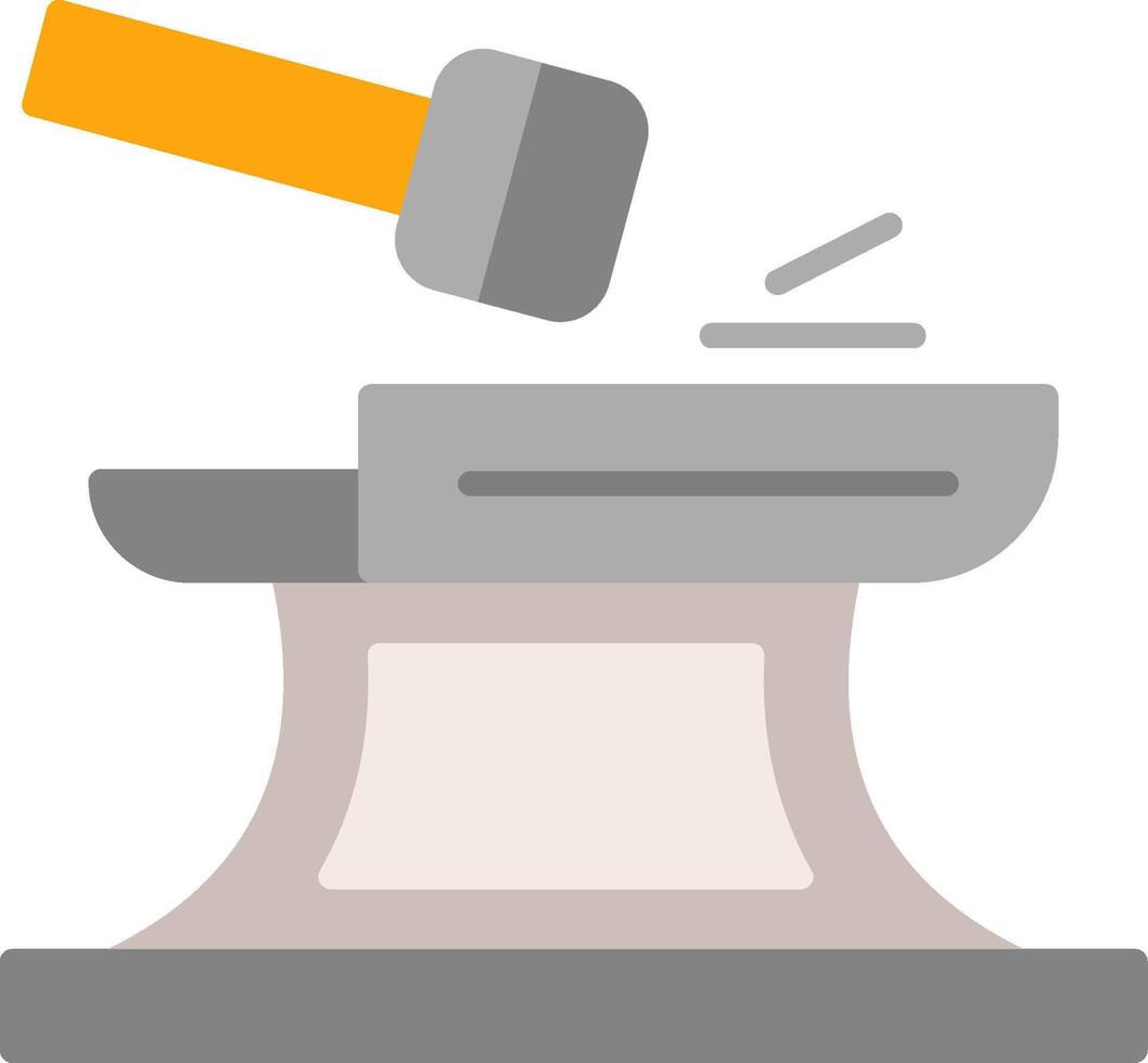 Anvil Flat Icon vector