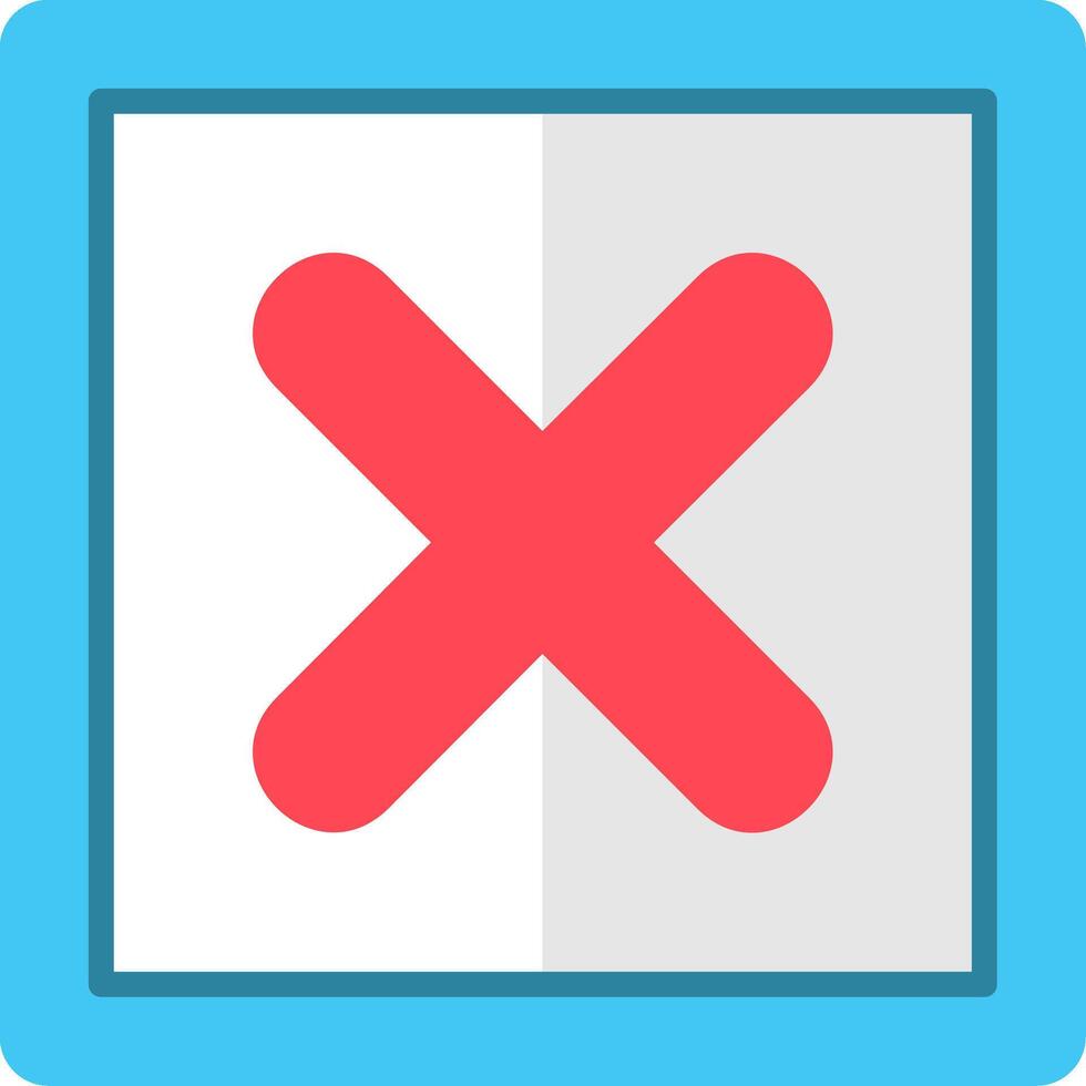 Cancel Flat Icon vector