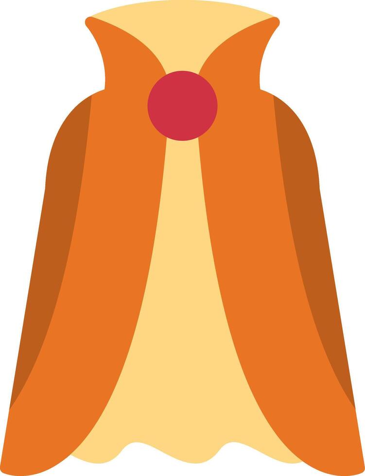 Cape Flat Icon vector