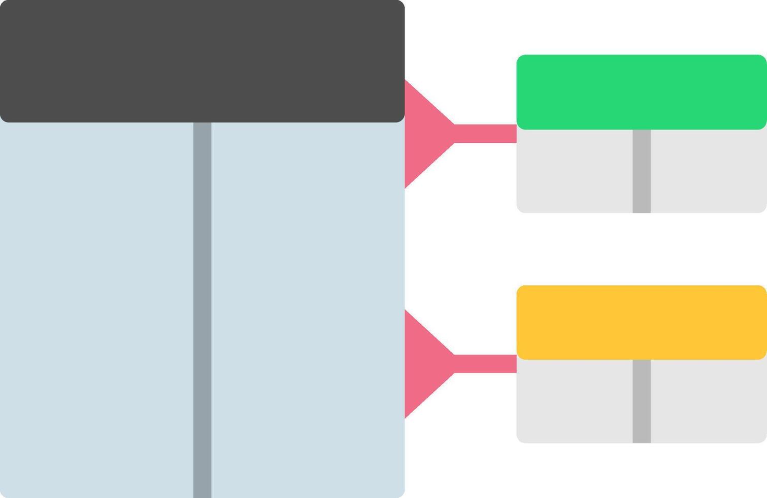 Entity Flat Icon vector