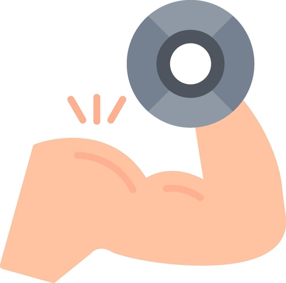 Biceps Flat Icon vector