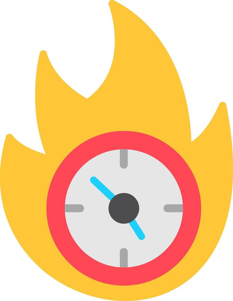 Hot Deal Flat Icon vector