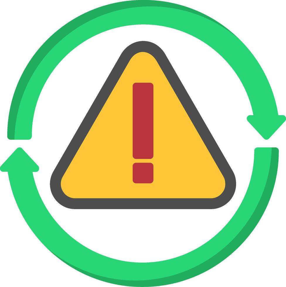 Reboot Flat Icon vector