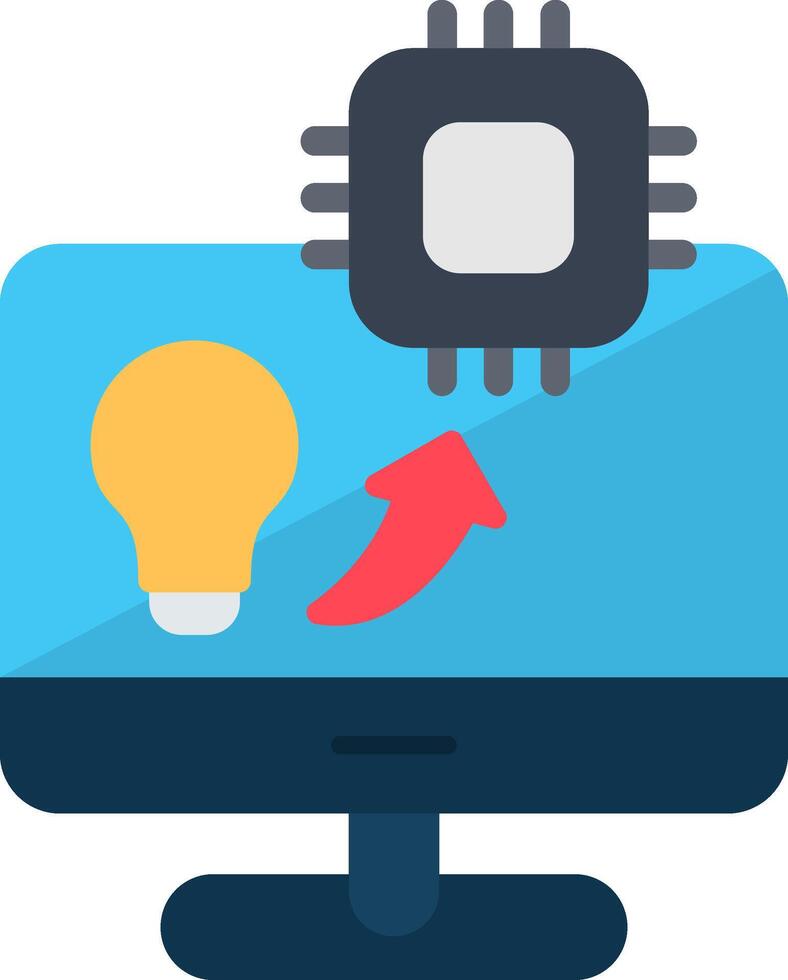 Prompt Flat Icon vector