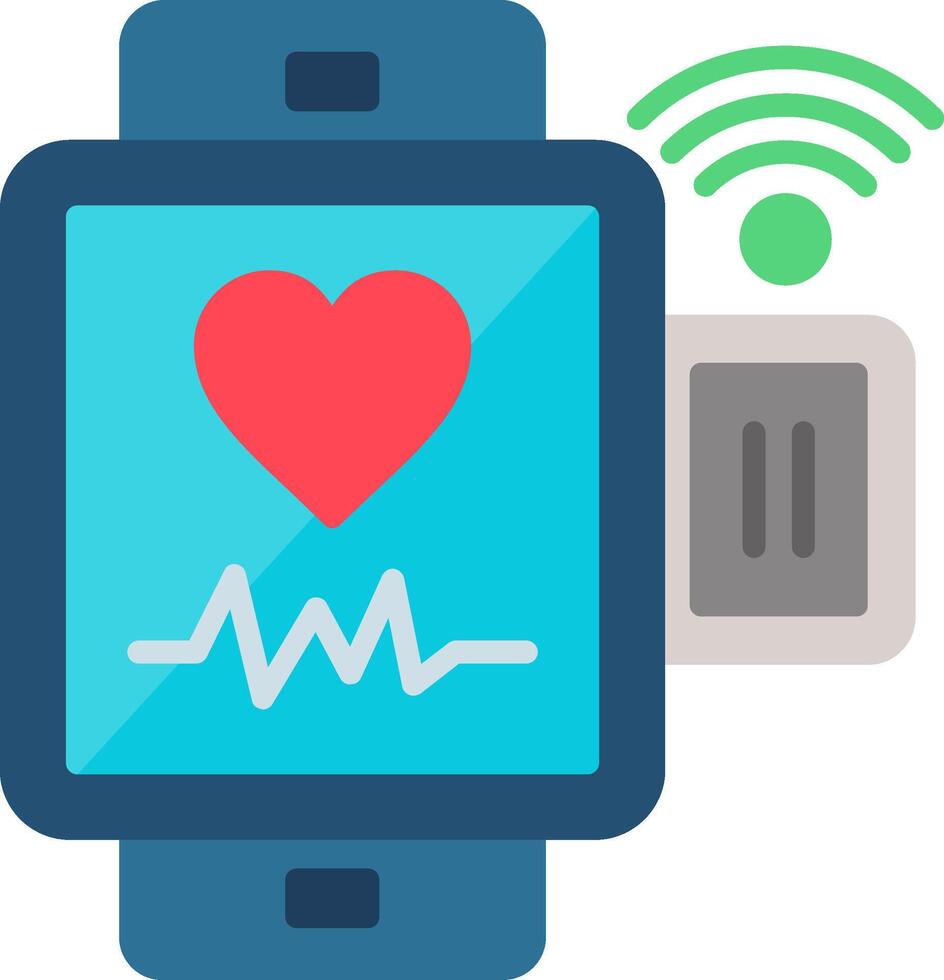 Smart Watch Flat Icon vector