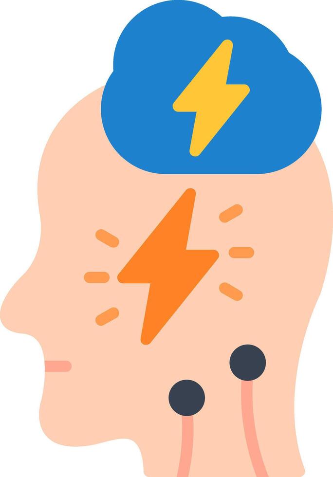 Stress Flat Icon vector