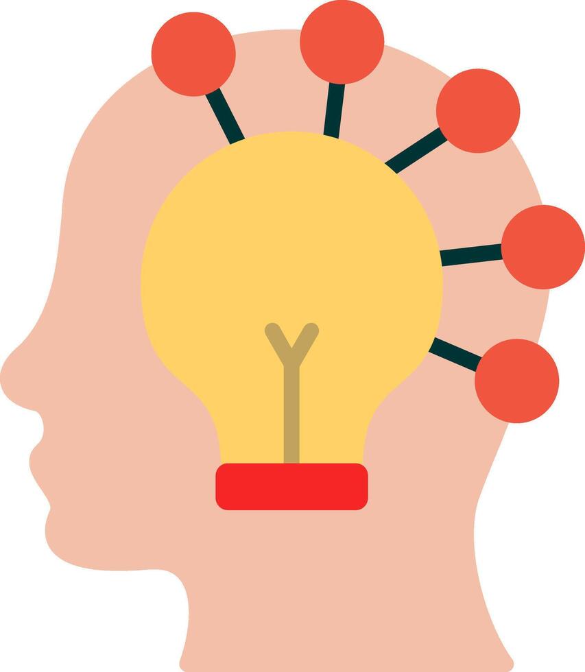 Thought Leadership Flat Icon vector