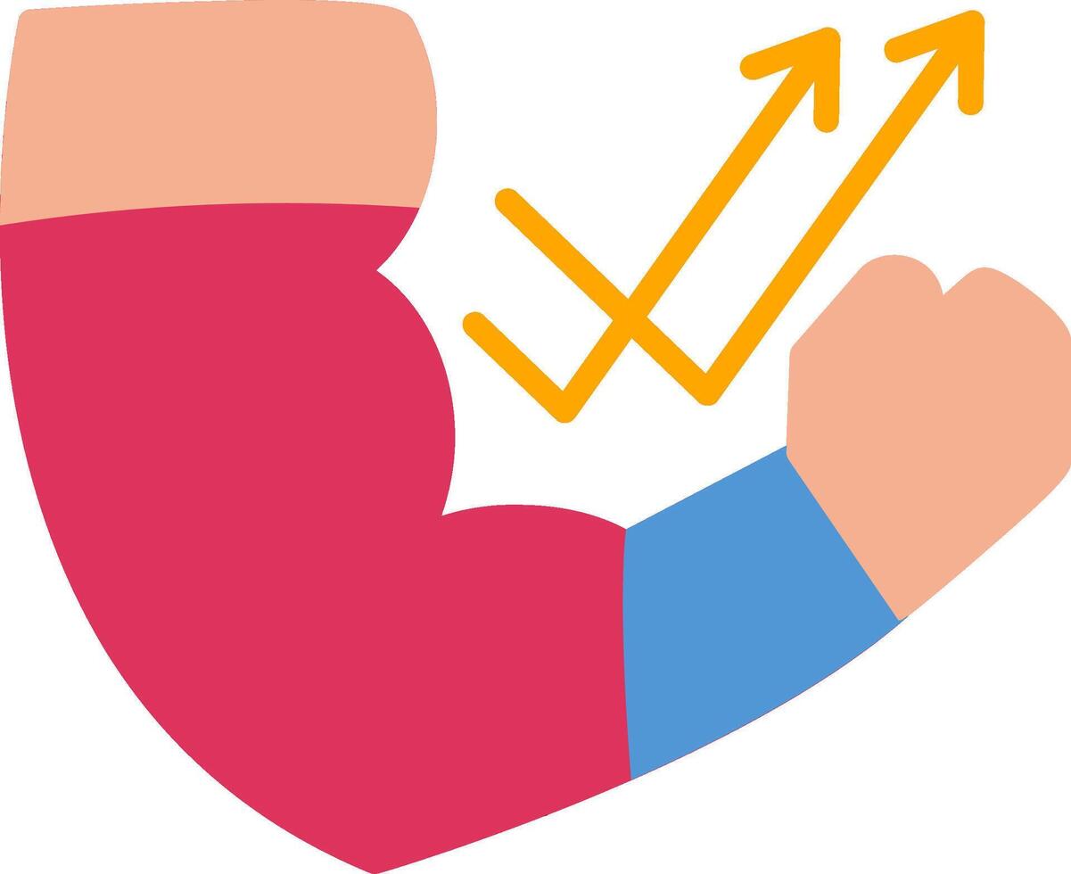Arm Sleeve Flat Icon vector