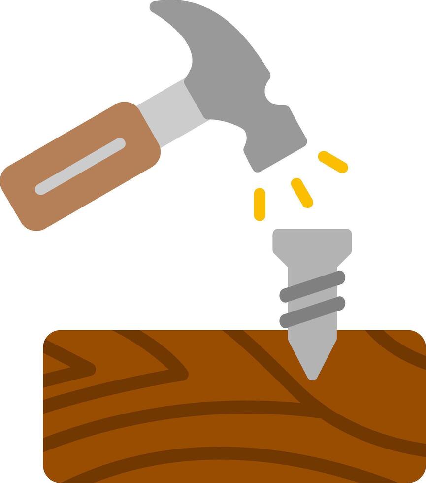 Carpenter Flat Icon vector
