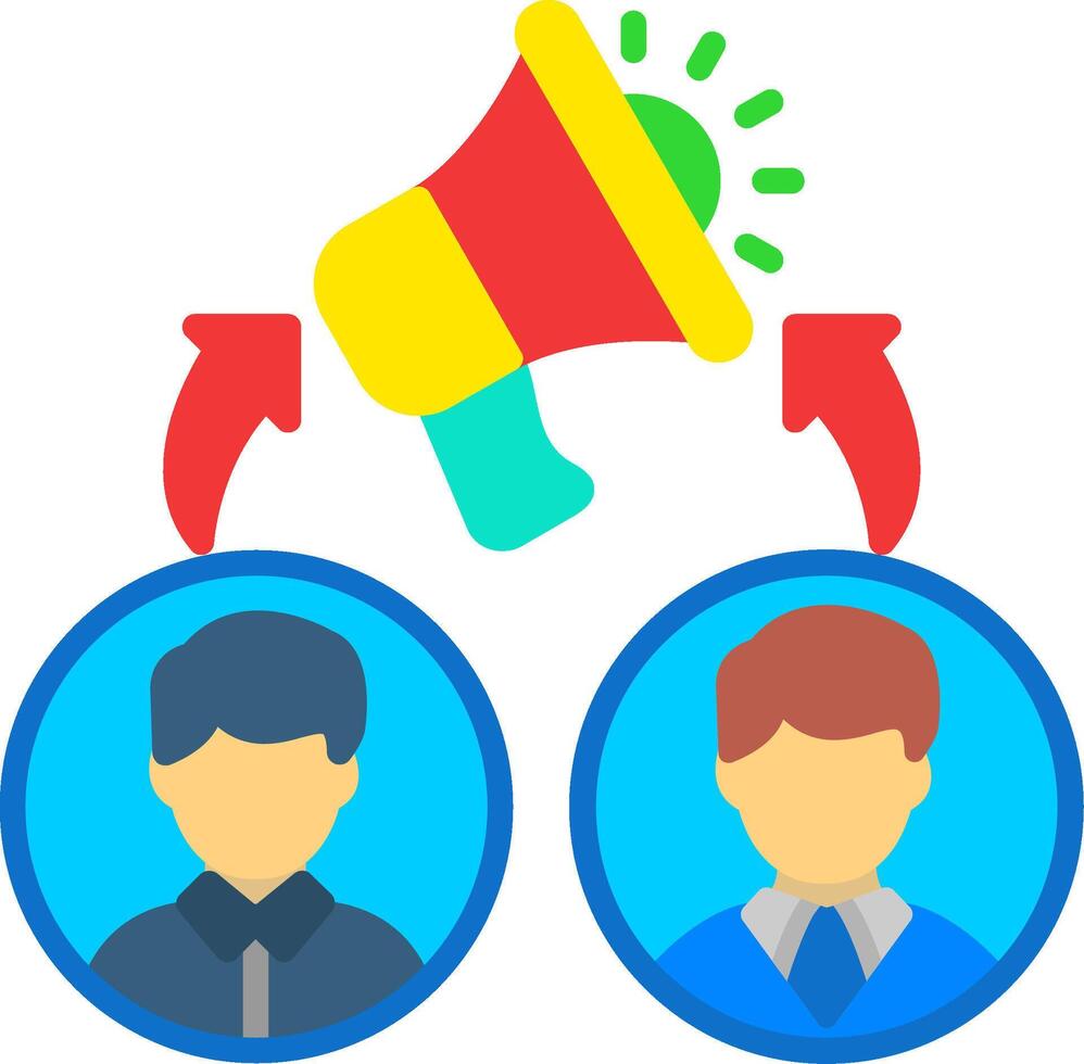 Campaign Flat Icon vector