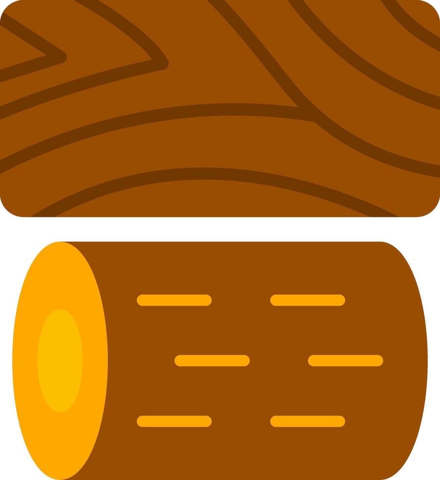 Wood Flat Icon vector