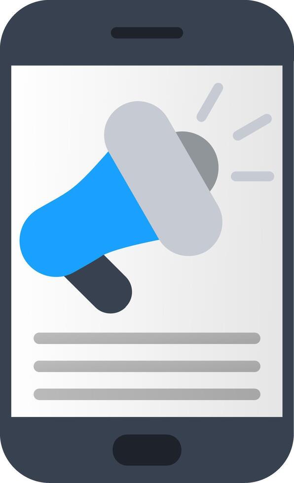 Megaphone Flat Icon vector