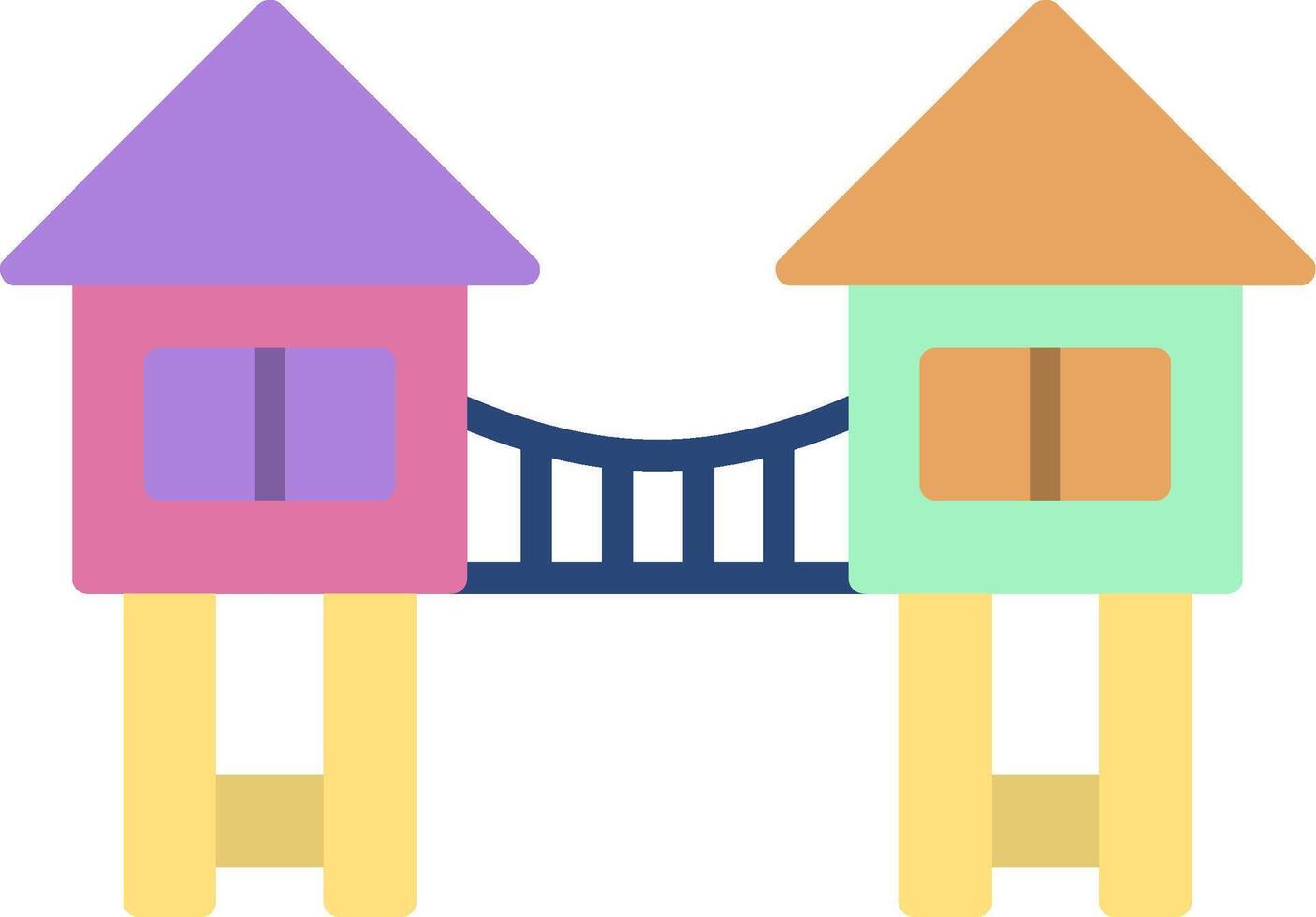 Playground Flat Icon vector