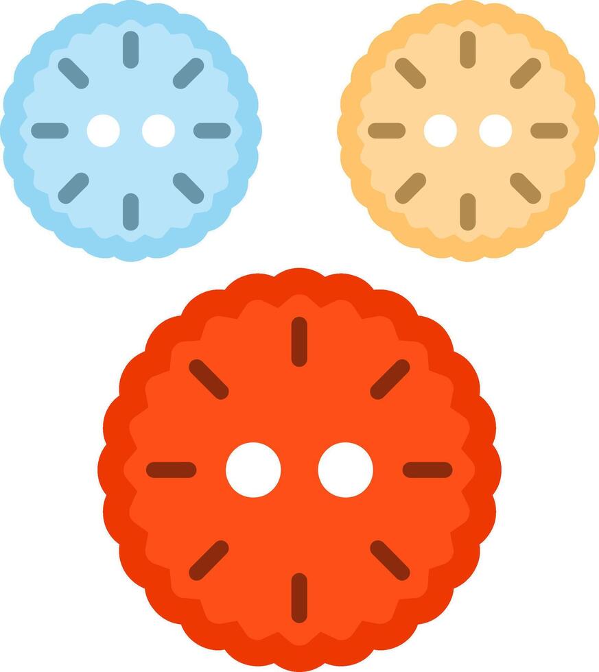 Pompom Flat Icon vector
