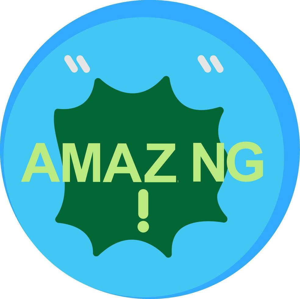 Amazing Flat Icon vector