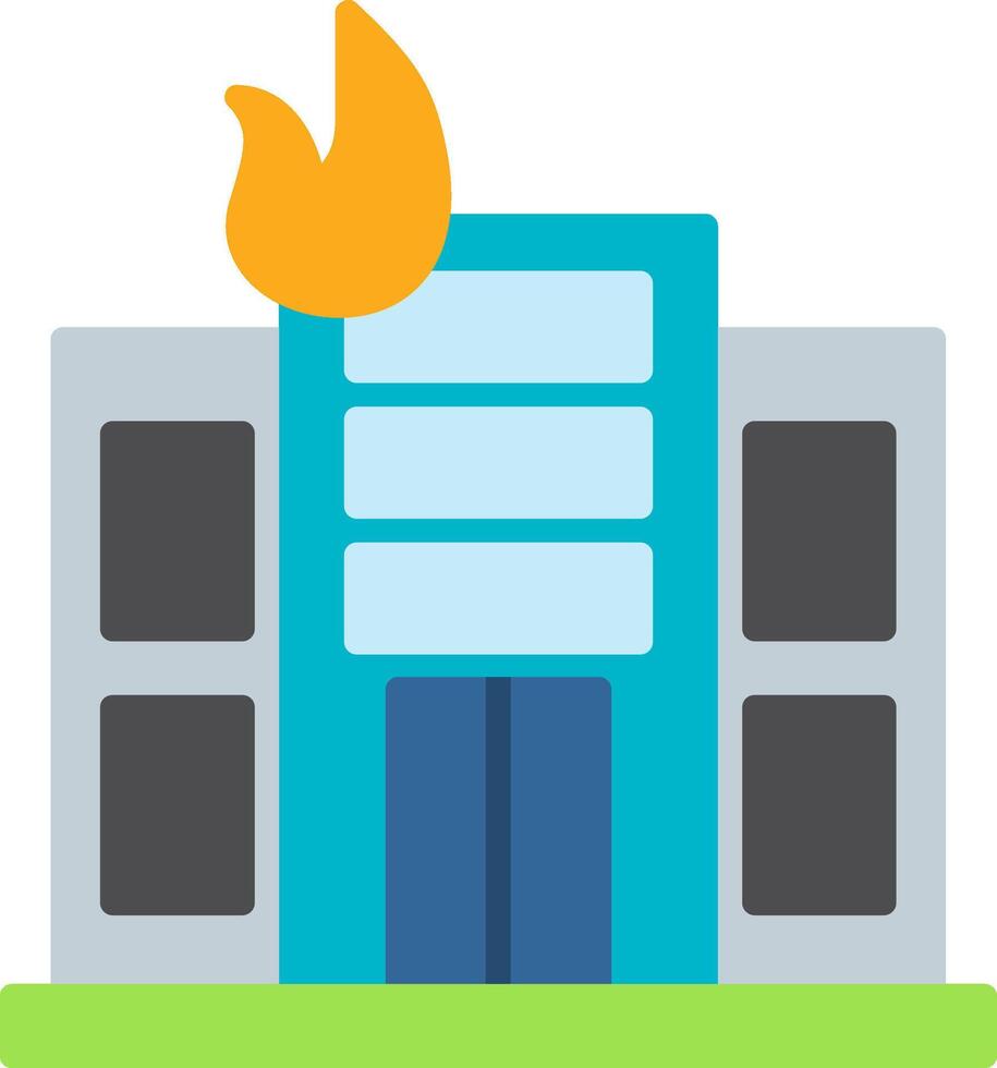 Building Flat Icon vector