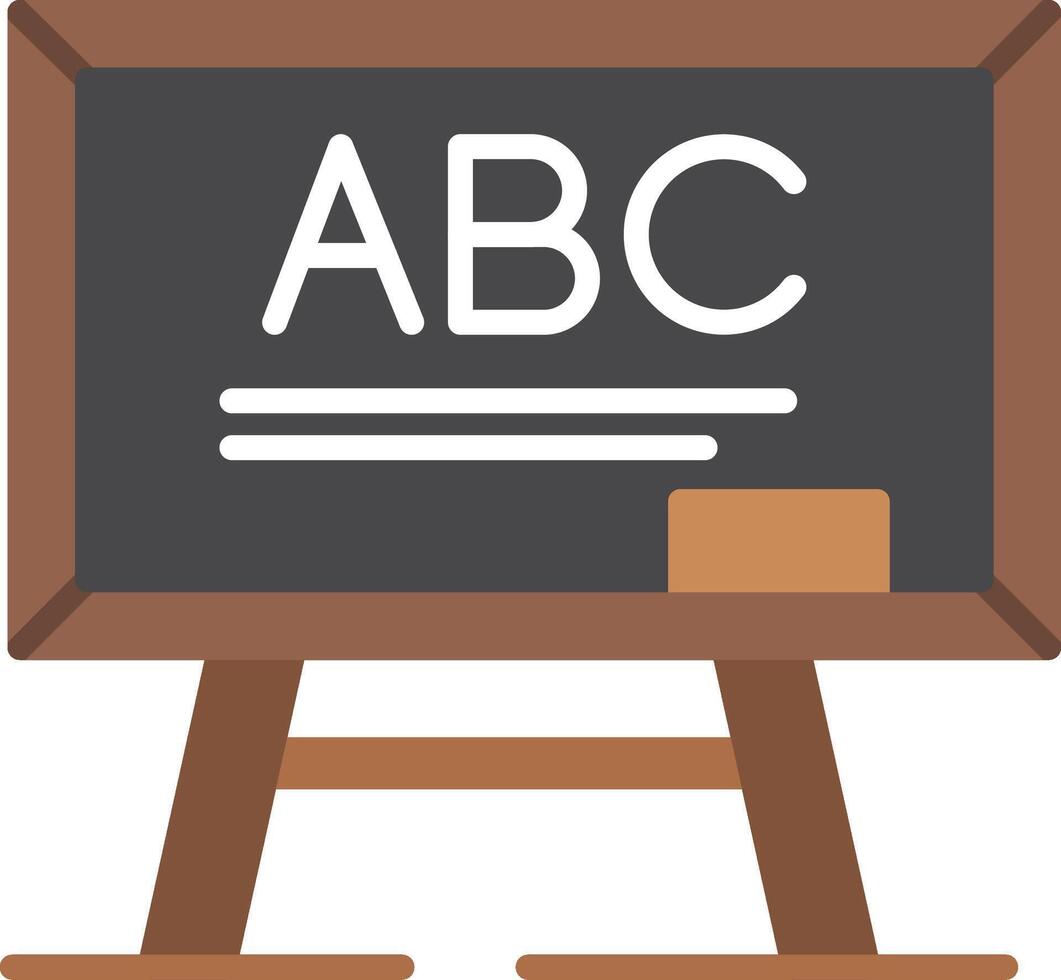 Blackboard Flat Icon vector