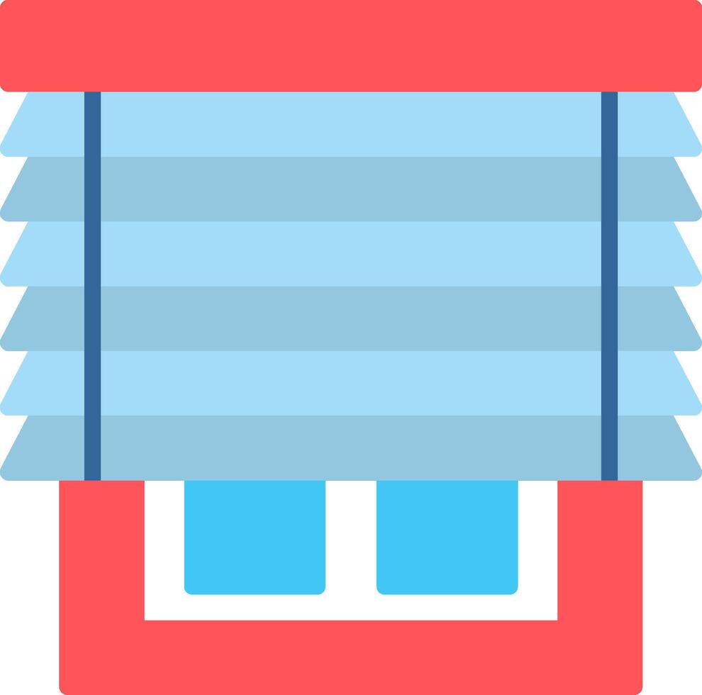 Blinds Flat Icon vector