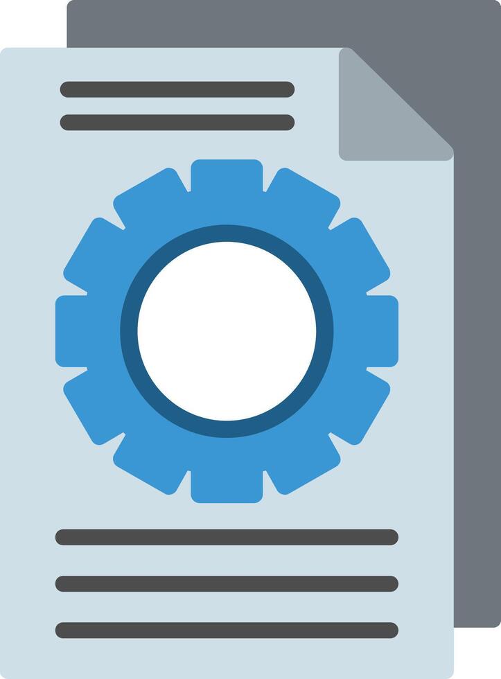 Documentation Flat Icon vector