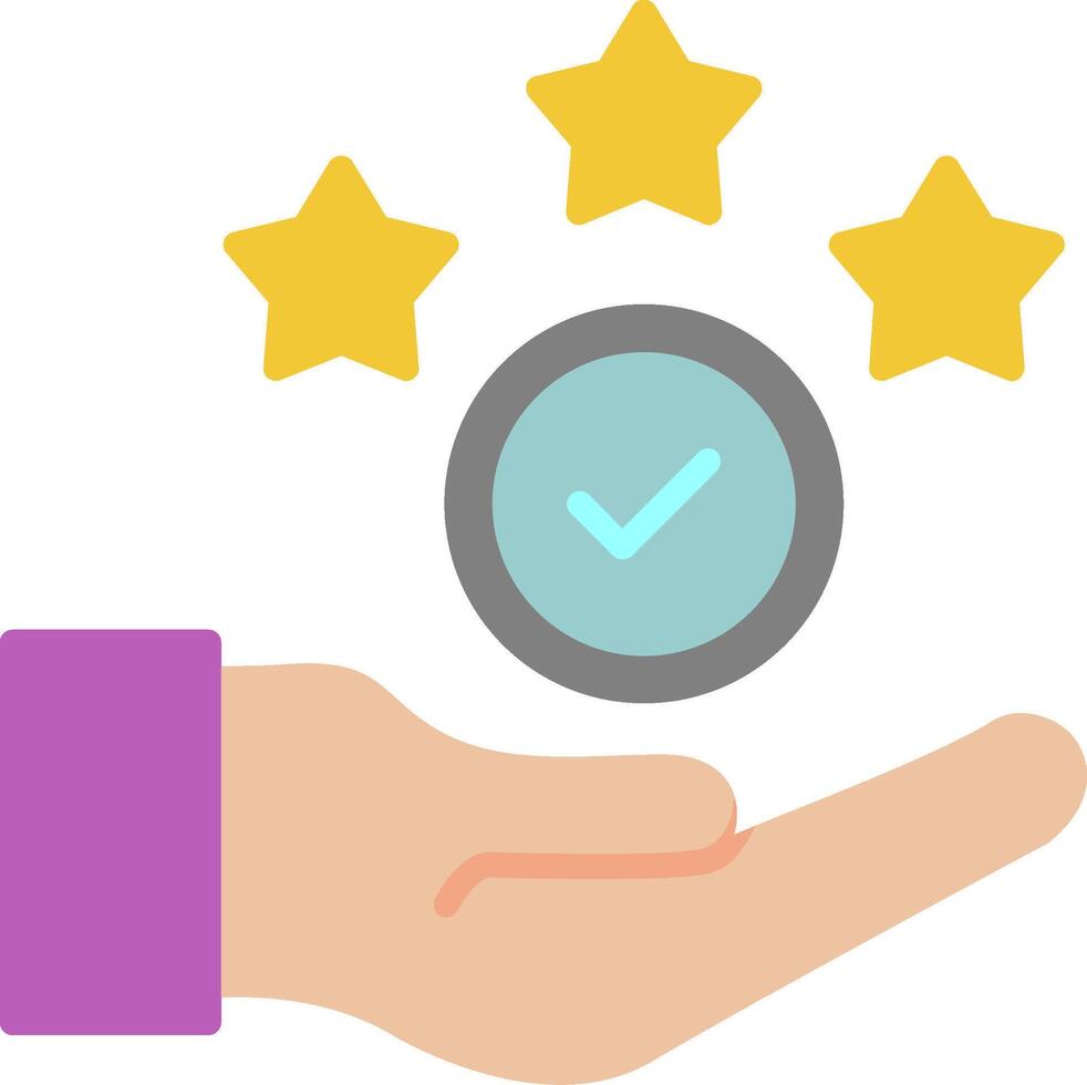 Completed Task Flat Icon vector