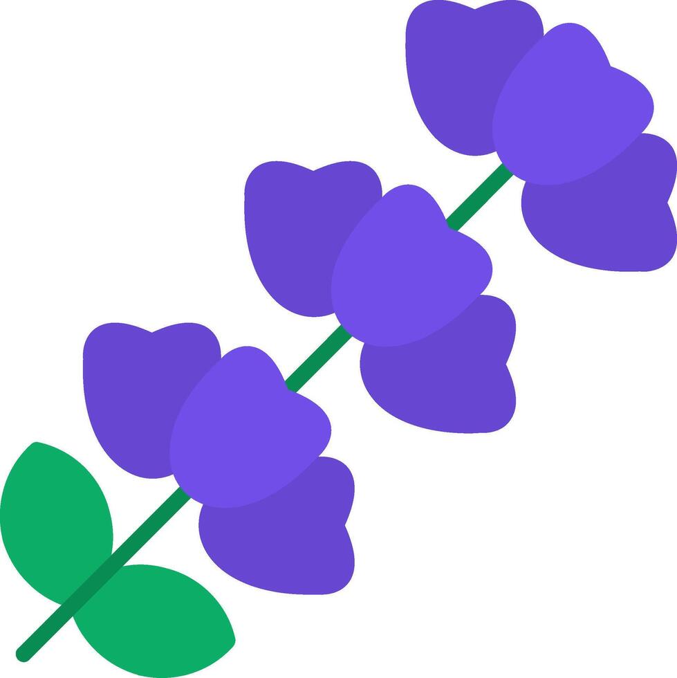 Lavender Flat Icon vector