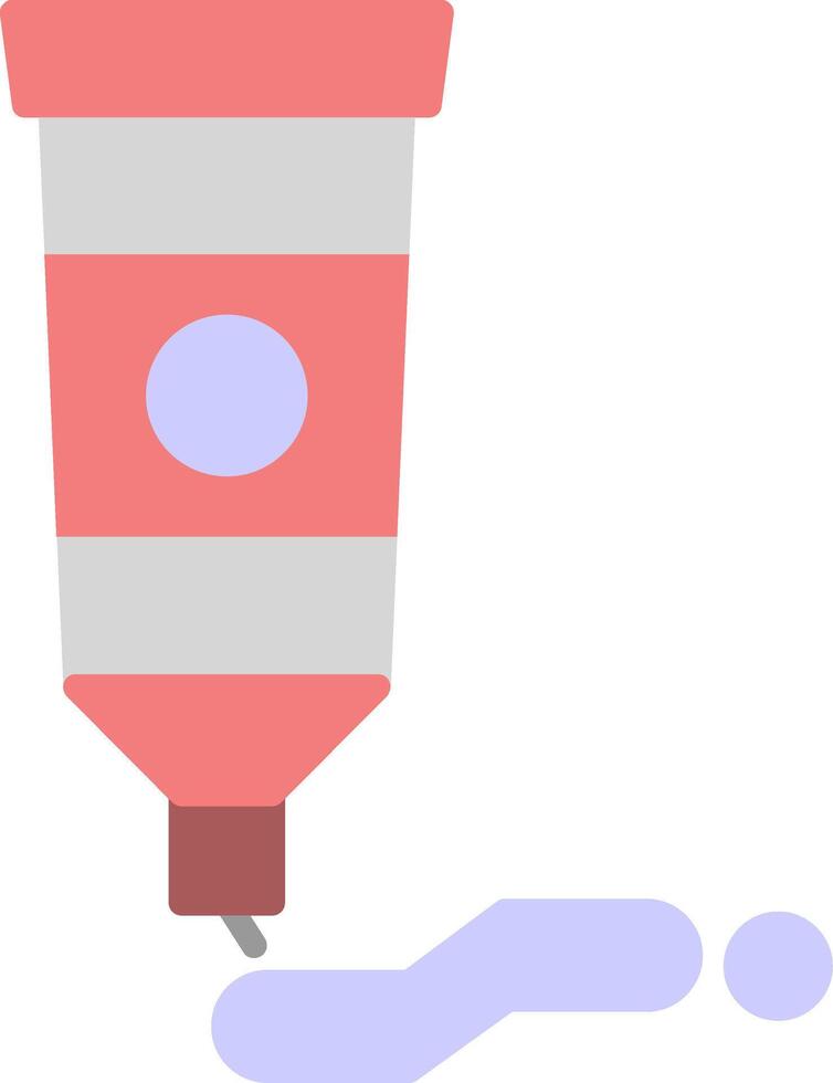 Paint Tube Flat Icon vector