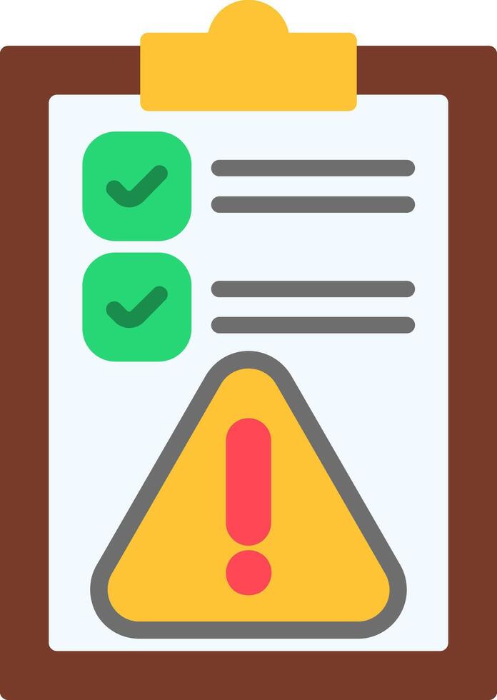 Planning Flat Icon vector