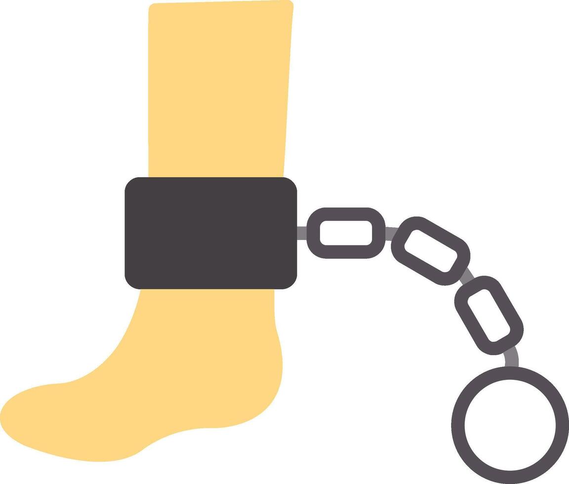 Slave Flat Icon vector