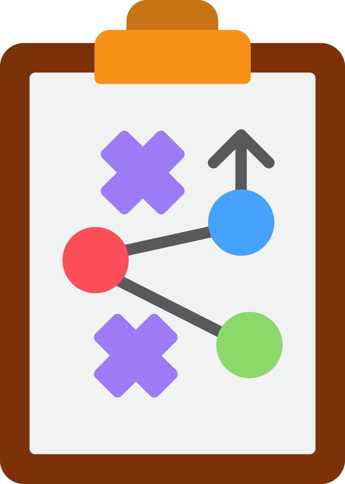 Strategy Flat Icon vector