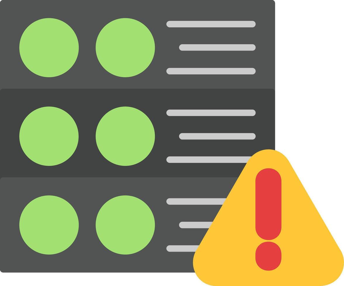 Warning Flat Icon vector