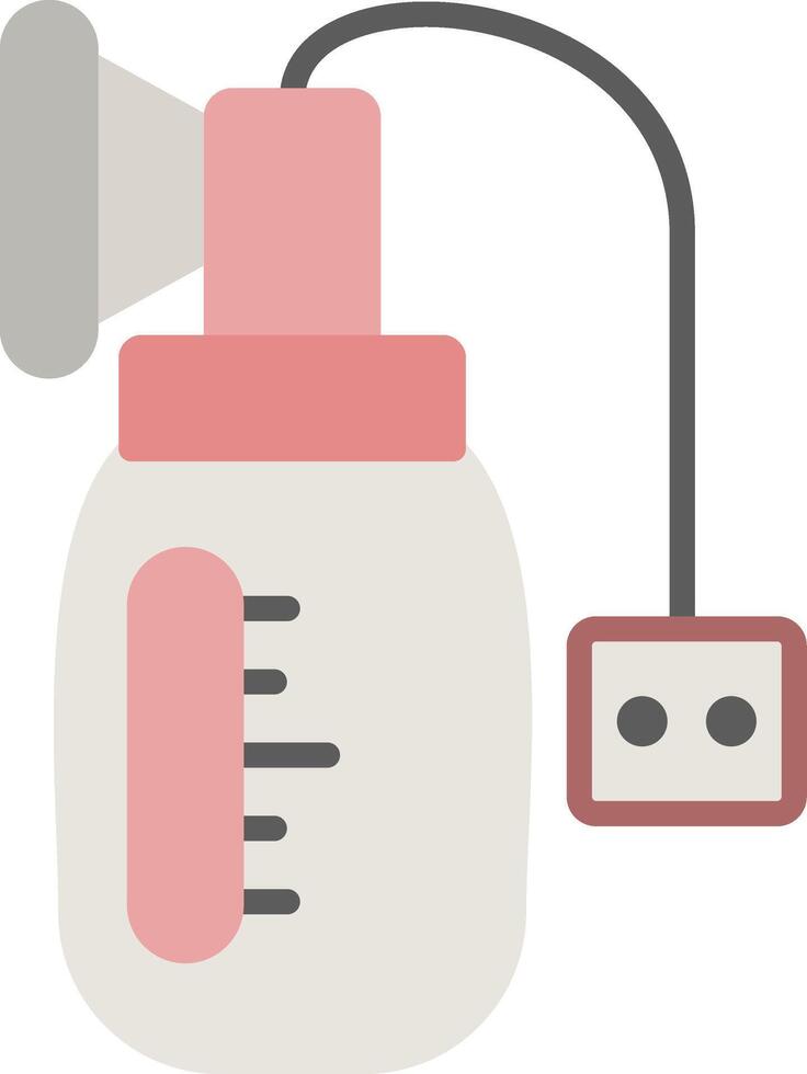 Breast Pump Flat Icon vector