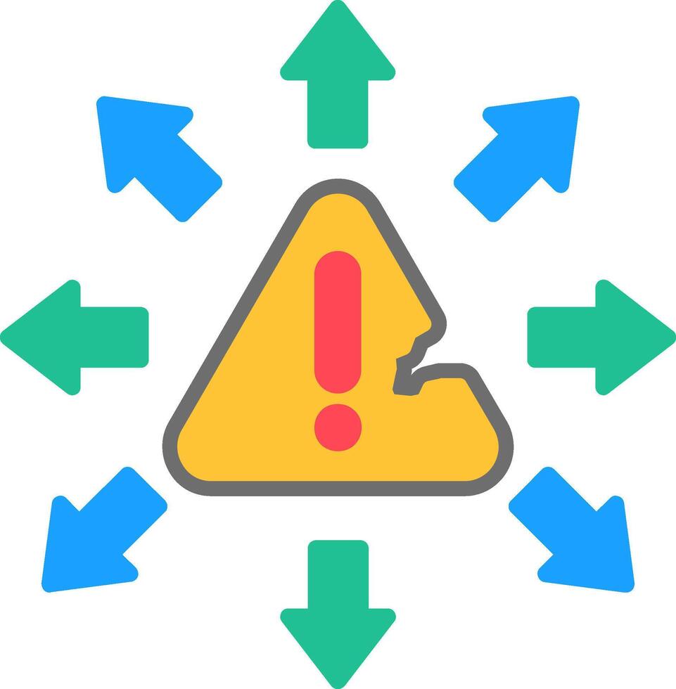 Exposure Flat Icon vector
