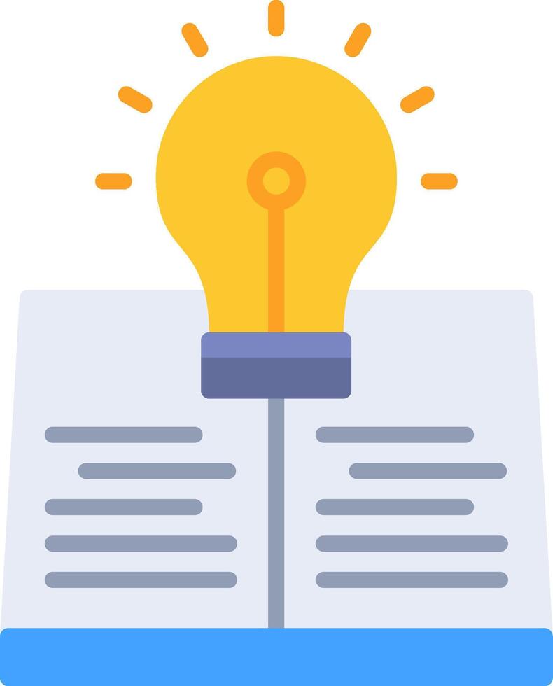 Knowledge Flat Icon vector