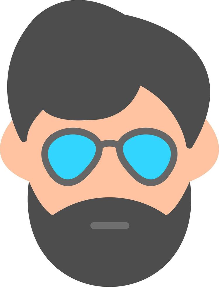 Man Flat Icon vector