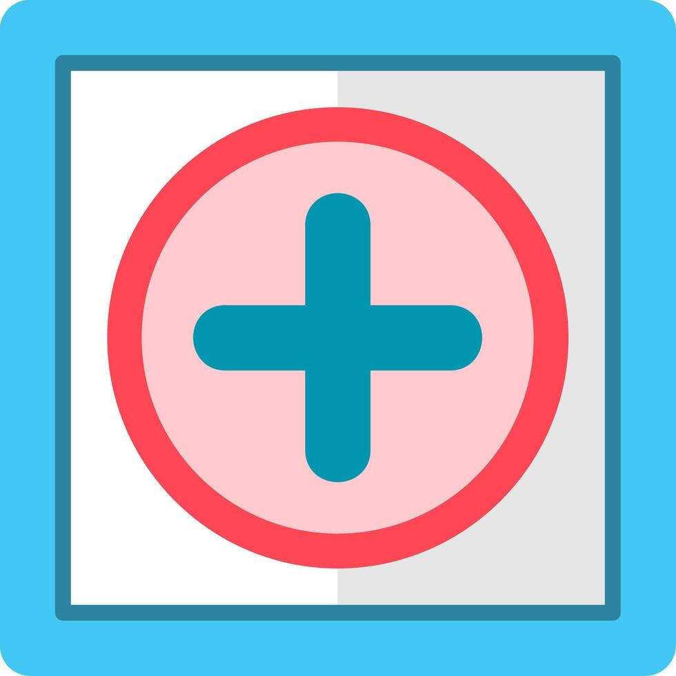 Add Flat Icon vector
