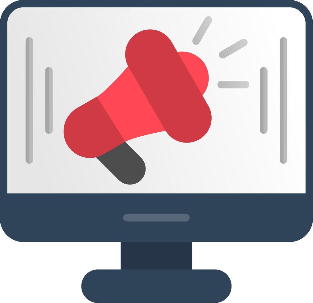 Digital Agency Flat Icon vector