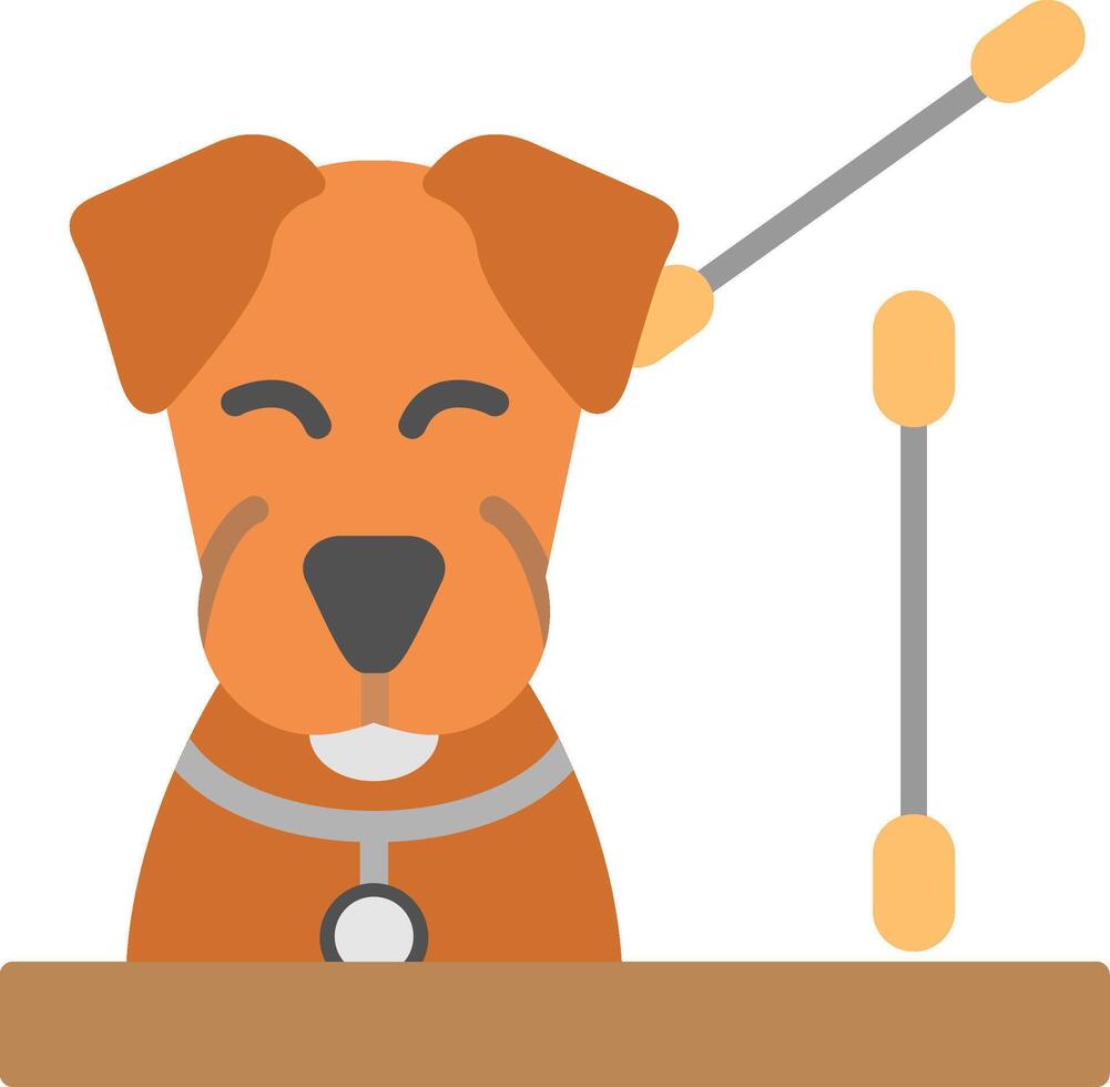 Ear Cleaning Flat Icon vector