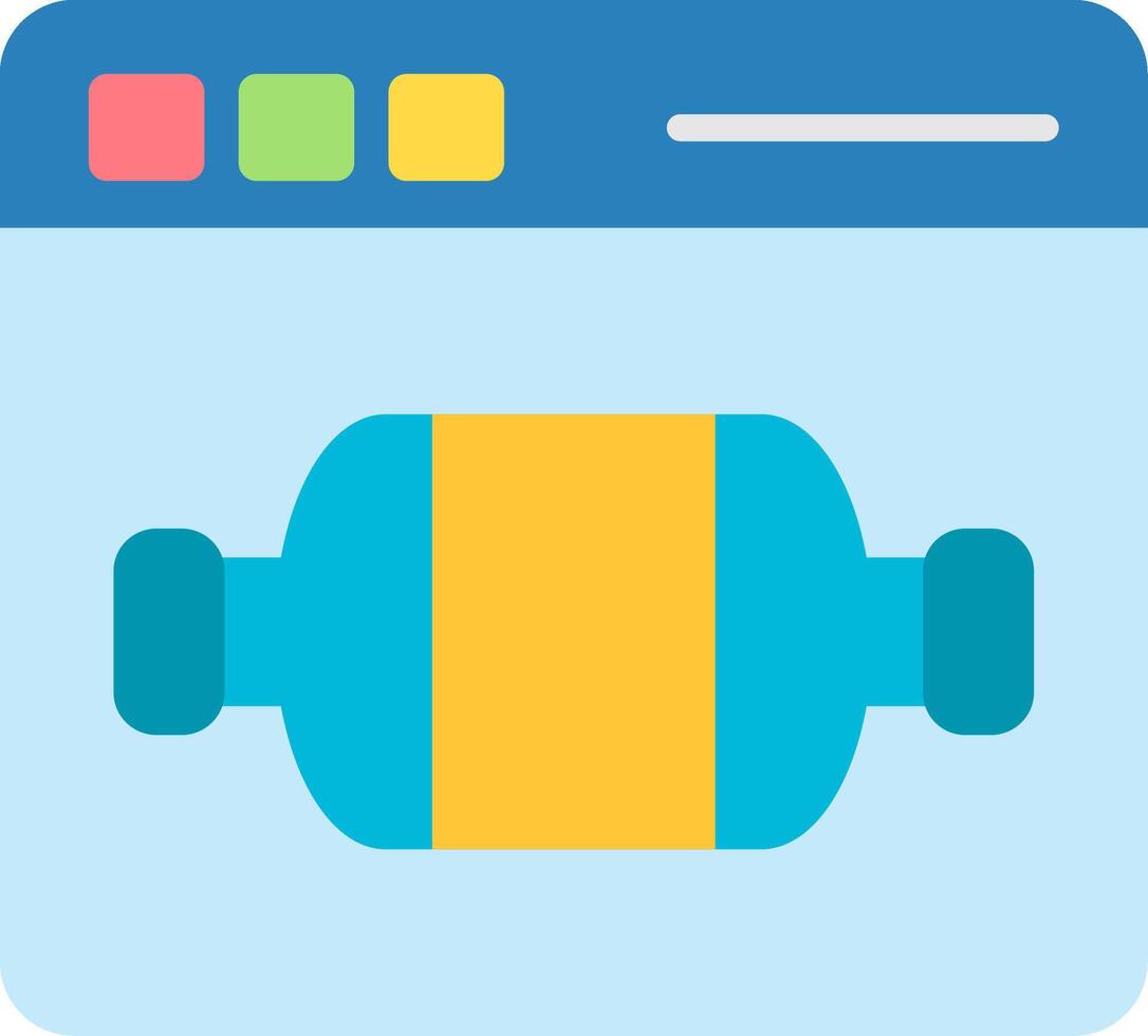 Catalysator Flat Icon vector