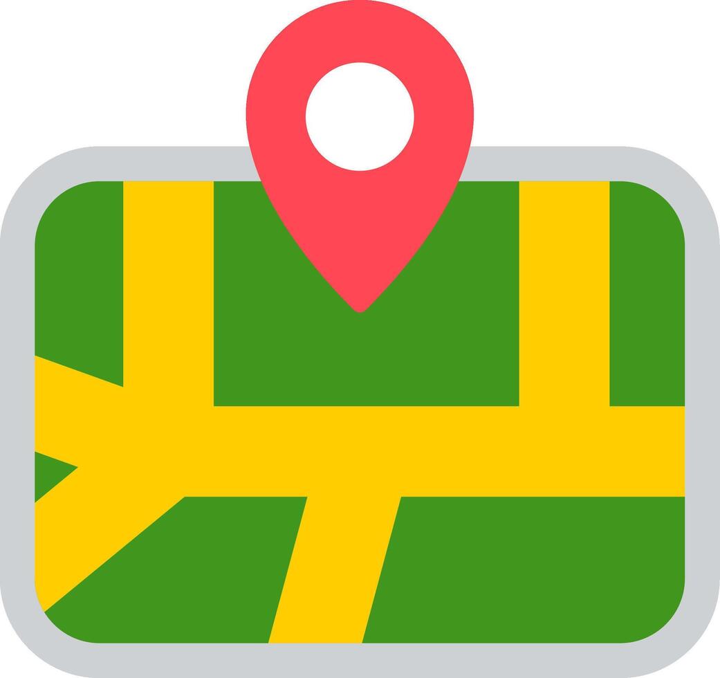 gps Flat Icon vector