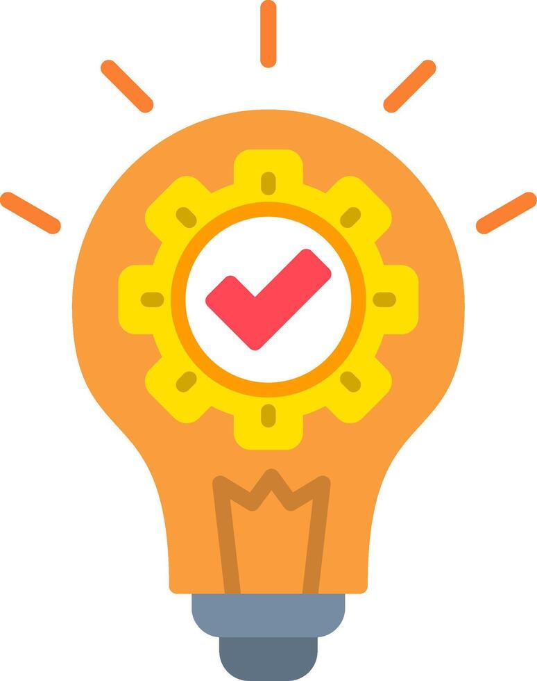 Idea Flat Icon vector