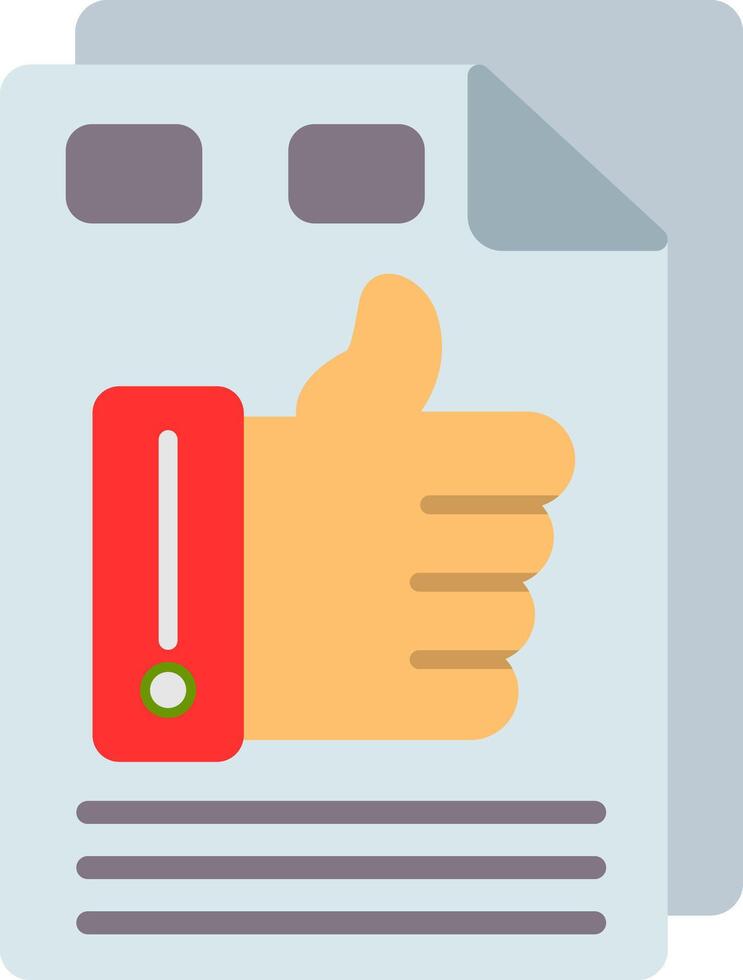 Legal Document Flat Icon vector